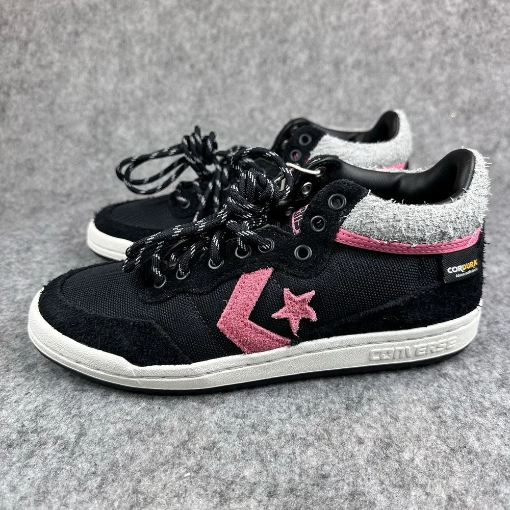 Converse CONS AS-1 Pro Black Pink Cordura Suede Skate Shoes A10586C Mens 4.5 NEW